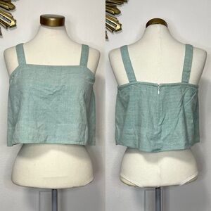 Tribe Alive Cropped Cotton Tank Top